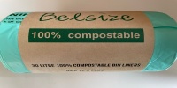 50 x 30 litre compostable liners